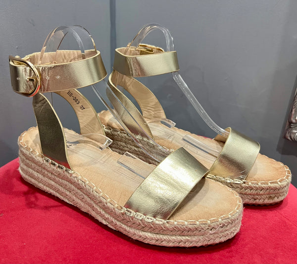 Nat sandals - gold