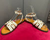 Stud sandals - white