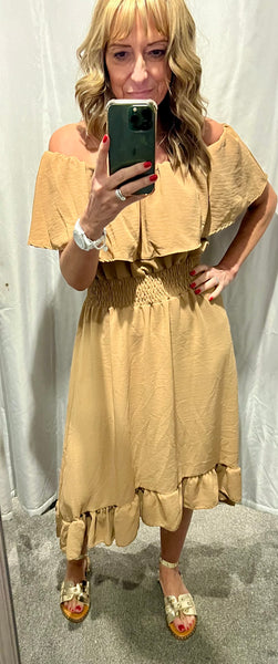 Billy dress - camel