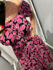 Leana dress - print 2 pink